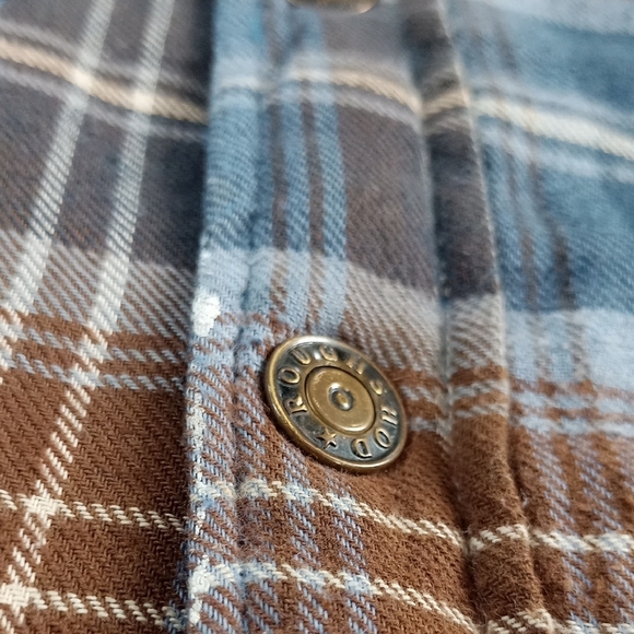 Plaid Button-Up Sweater Jacket Roughshod - Picture 6 of 8